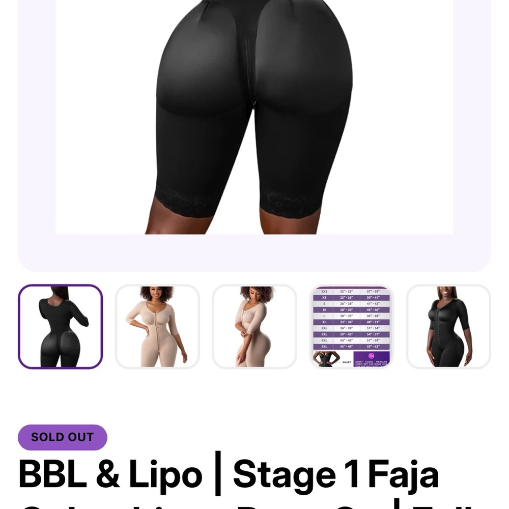 Women's Beige Full Body Shapewear - Picture 2 of 9
